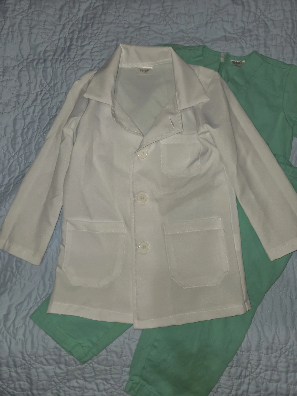 Spirit Kids' Teal Green Medical Scrub Top